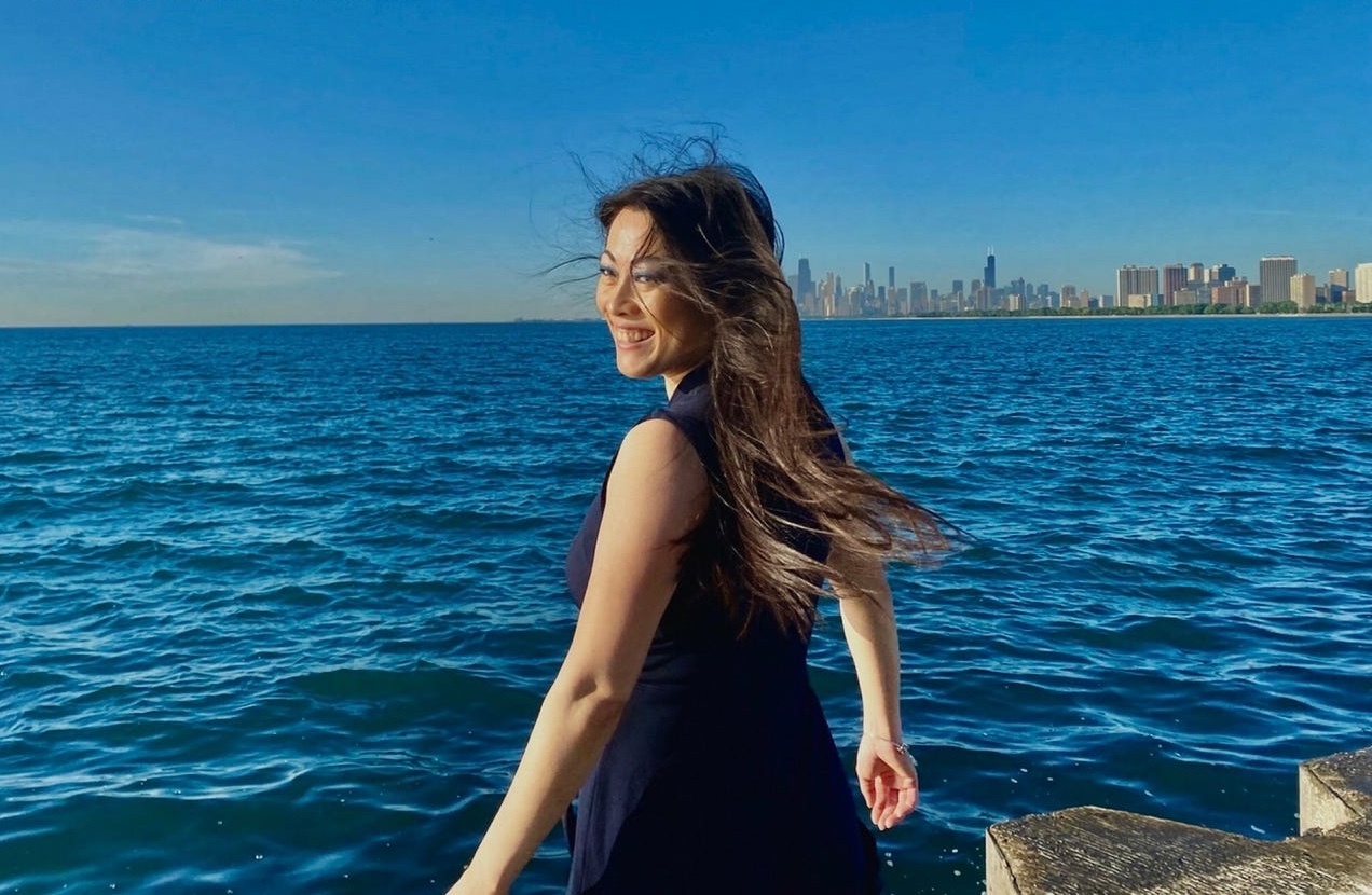 Rachel Maldonado on the Chicago lakefront